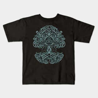 Norse Tree of Life Yggdrasil Pagan Viking Mythology Kids T-Shirt